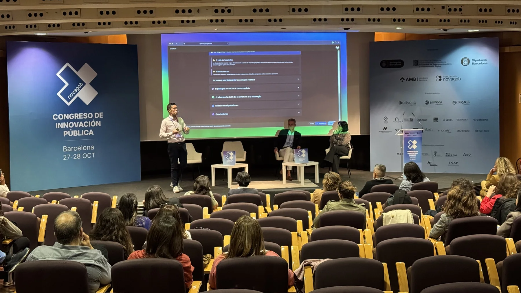 Jose Antonio Arias Lombardero durante una intervención en el Congreso NovaGob de Innovación Pública